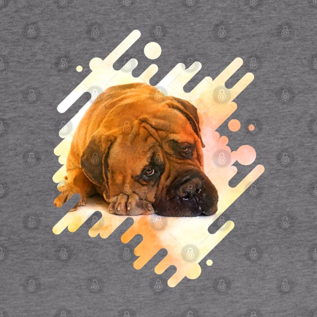 Bullmastiff dog by Nartissima